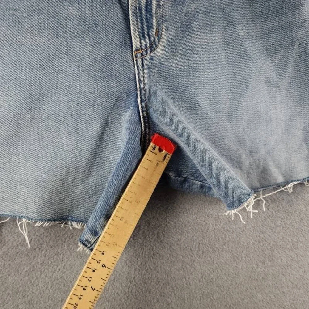 Silver Jeans Co. Highly Desirable High-Rise Shorts Women's W31/L5 Indigo Denim - Picture 10 of 15